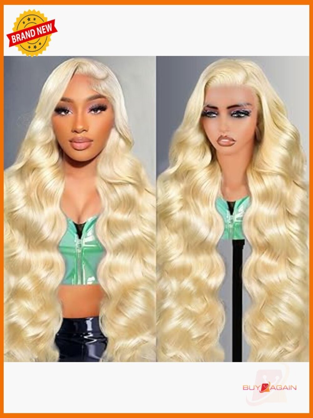 13x6 Lace Front Wig Human Hair 28 Inch 200 Density Body Wave Blonde Wig Pre